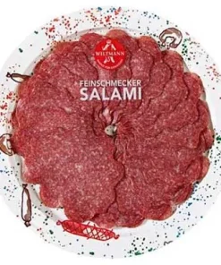 Wiltmann, Feinschmecker-Salami, geschnitten, 80 g Packung