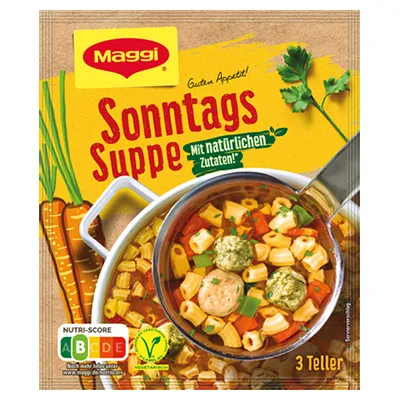 Maggi, Guten Appetit, Sonntagssuppe, 57 g Beutel