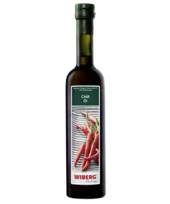 Wiberg, Chilliöl, Natives Olivenöl Extra, 99,0 %, mit Chilli-Aroma, 500 ml Flasche