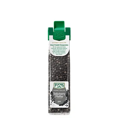 Fuchs, Tellicherry Pfeffer, ganz, 30 g Beutel