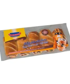 Kuchenmeister, Milchbrötchen mit Kakaofüllung, fertig gebacken, 5 Stück à 60 g, 300 g Packung